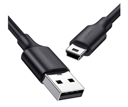 Kabel USB UGREEN US132 Kabel USB do Mini USB 1.5m czarny